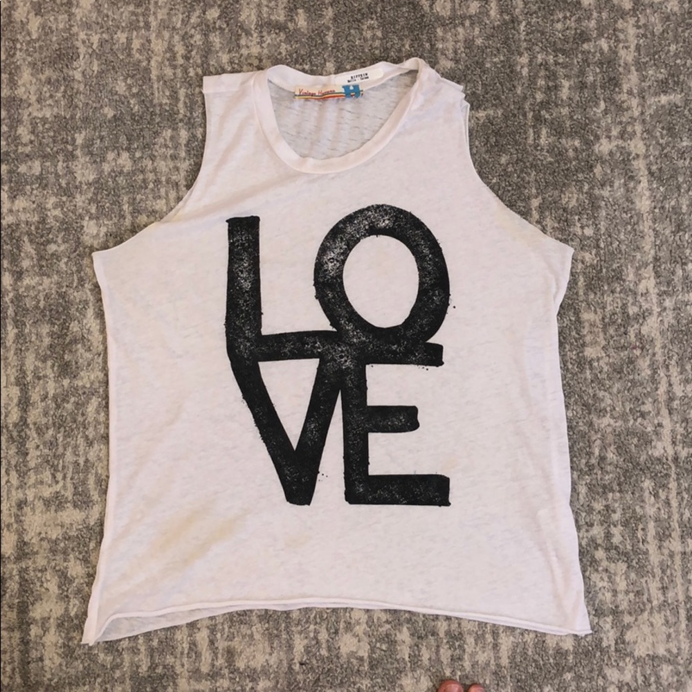 VINTAGE HAVANA WOMENS SIZE SMALL LOVE TANK TOP
